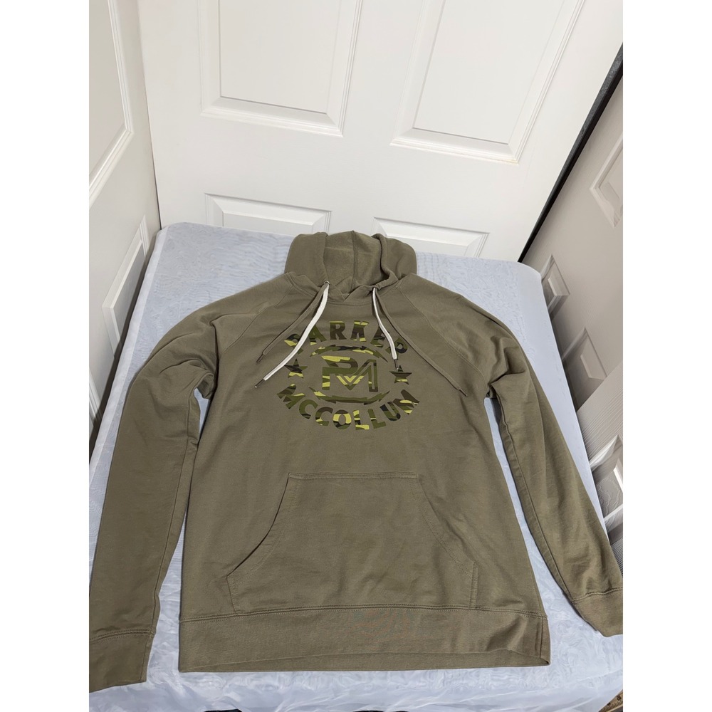 Parker McCollum Hoodie Mens XL Olive Green Camo Logo Country Music Sweatshirt